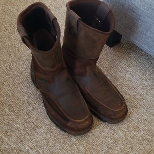Leather Waterproof Mens Work Boot